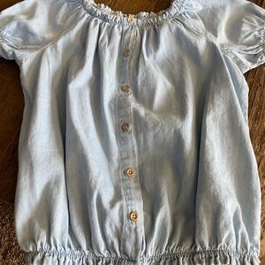 Girls denim top